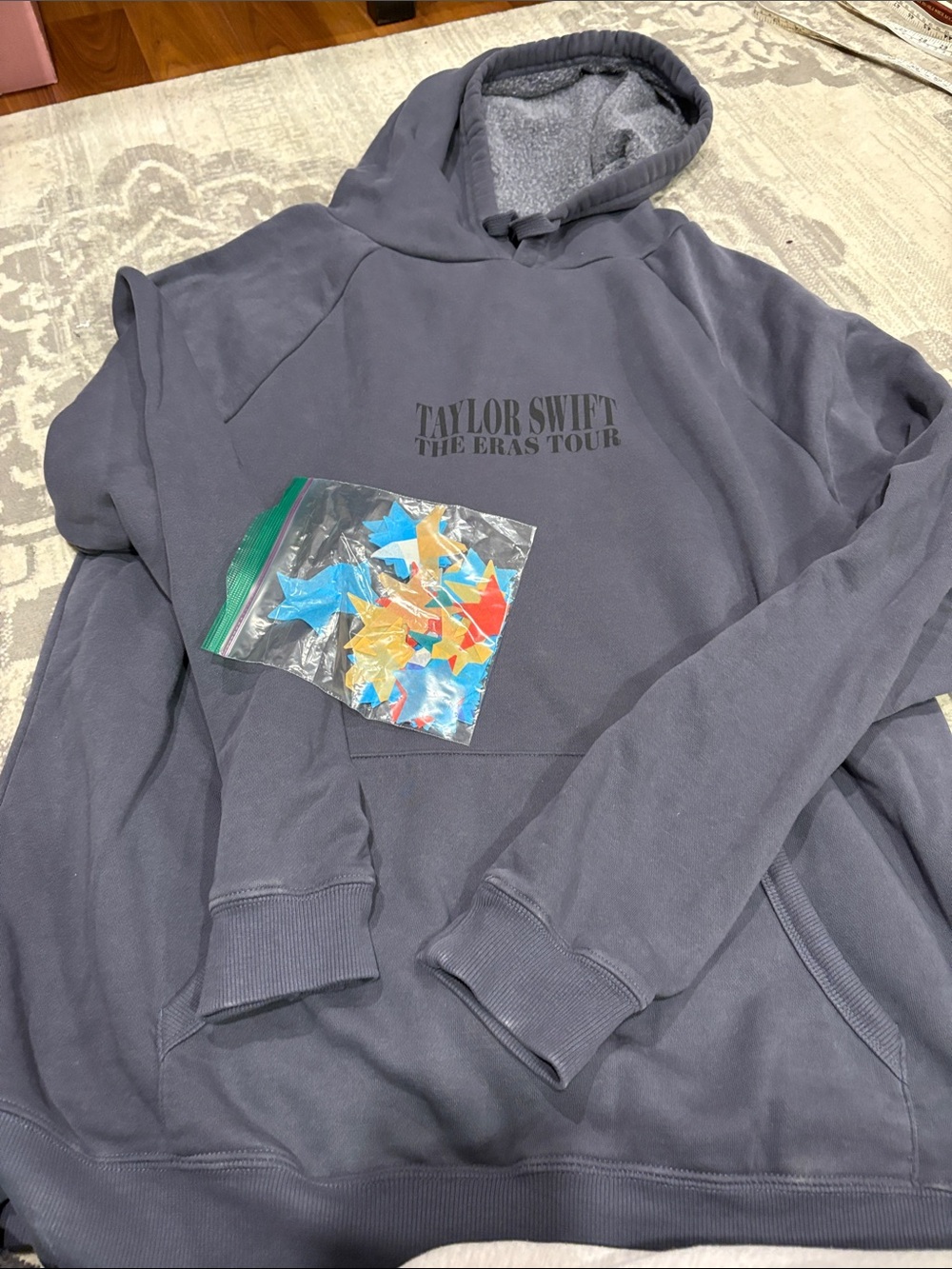 Taylor Swift Blue/Gray The Eras Tour Pullover Hoodie